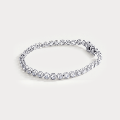 Lustrous Tennis Diamond Bracelet