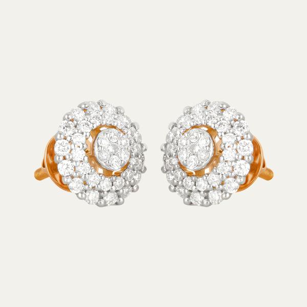 Aukera - Dazzle Cascade Halo Ear Studs