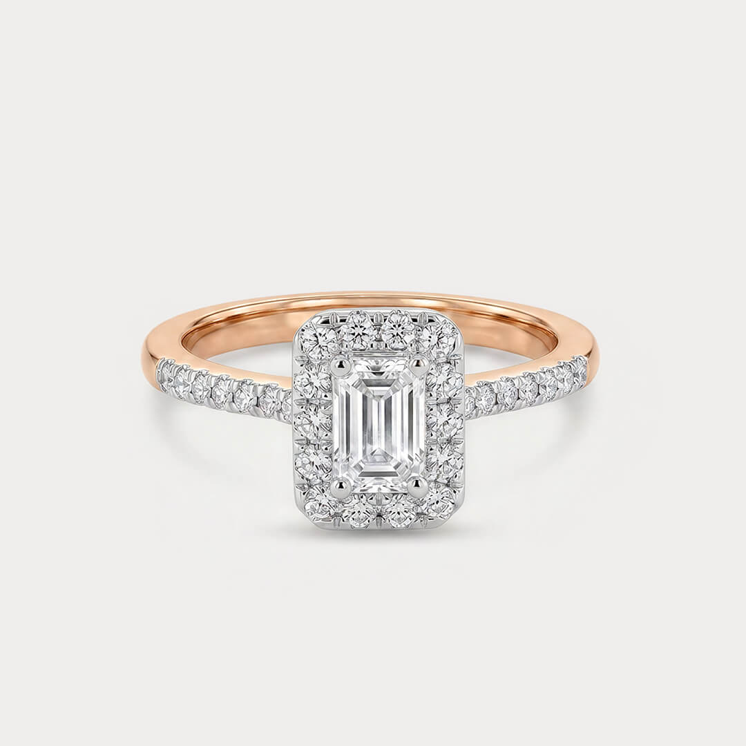 Sunlet Mini-Solitaire Diamond Ring