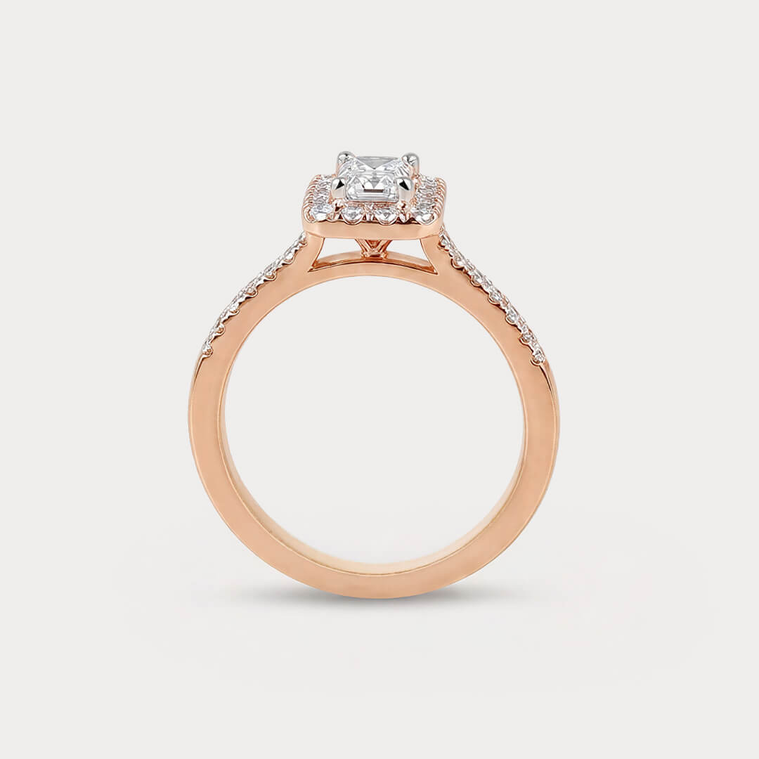 Sunlet Mini-Solitaire Diamond Ring
