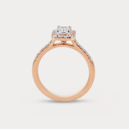 Sunlet Mini-Solitaire Diamond Ring