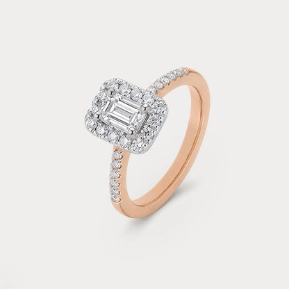 Sunlet Mini-Solitaire Diamond Ring