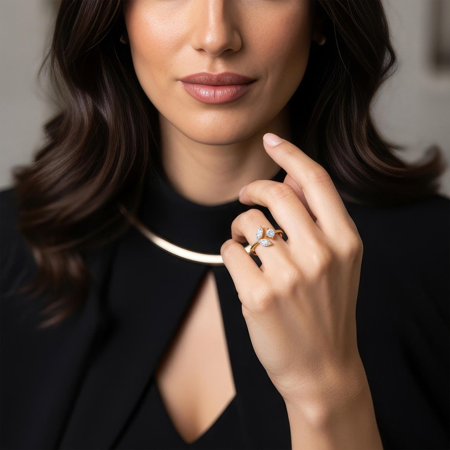 The Marquise Bloom Ring