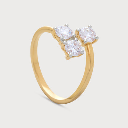 Golden Ascent Diamond Ring