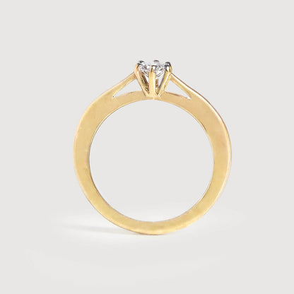 Glowborn Mini-Solitaire Diamond Ring