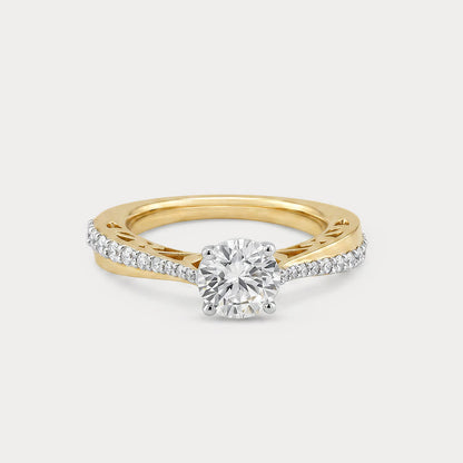 Ascendant Solitaire Diamond Ring