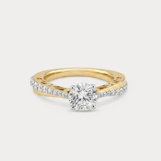 Ascendant Solitaire Diamond Ring