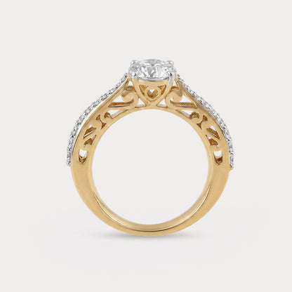 Ascendant Solitaire Diamond Ring