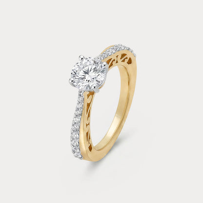 Ascendant Solitaire Diamond Ring