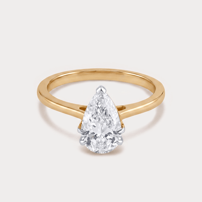 Felt Solitaire Diamond Rings