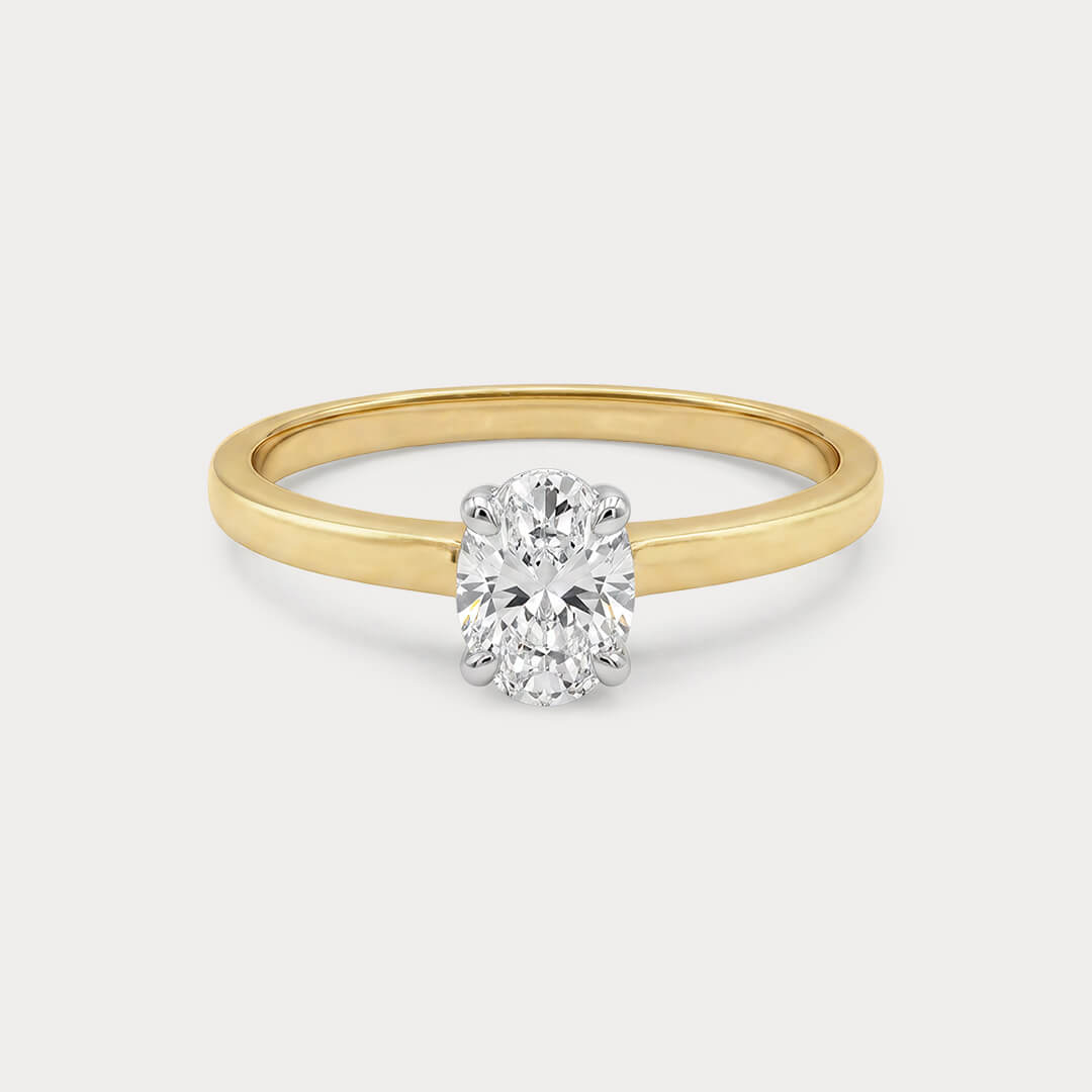 Everglow Mini-Solitaire Diamond Ring