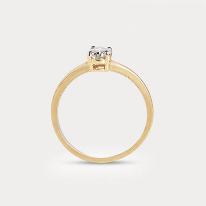 Everglow Mini-Solitaire Diamond Ring