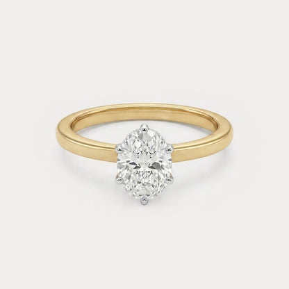 Entranced Mini-Solitaire Diamond Ring