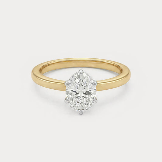 Entranced Mini-Solitaire Diamond Ring