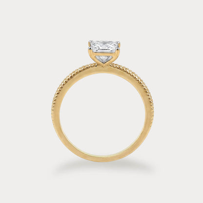 Rivet Mini-Solitaire Diamond Ring