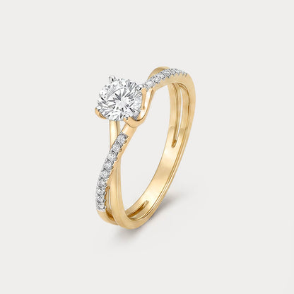 Graceland Mini-Solitaire Diamond Ring