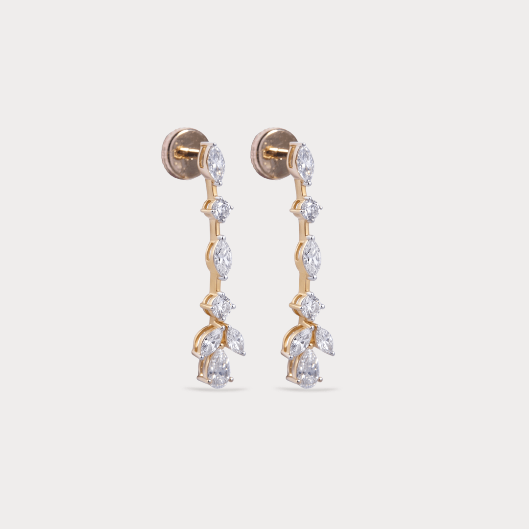 Cloudsong Drop Diamond EarRing