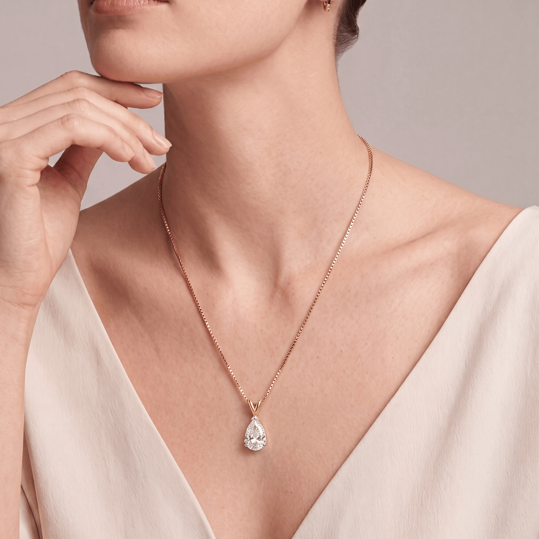 Regalis Solitaire Diamond Pendant