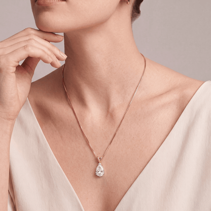 Regalis Solitaire Diamond Pendant