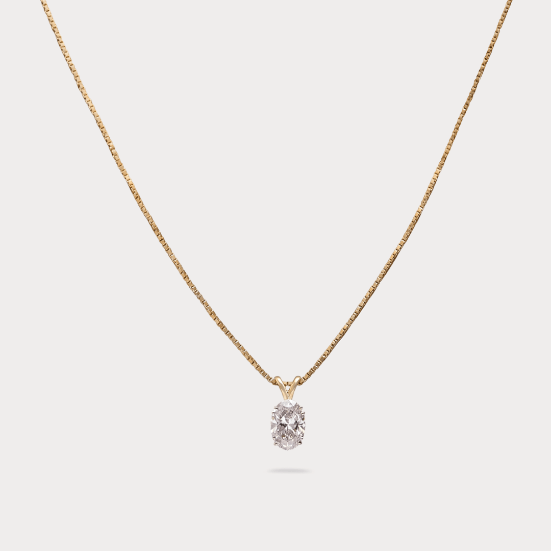 Arcadia Grace Solitaire Diamond Pendant