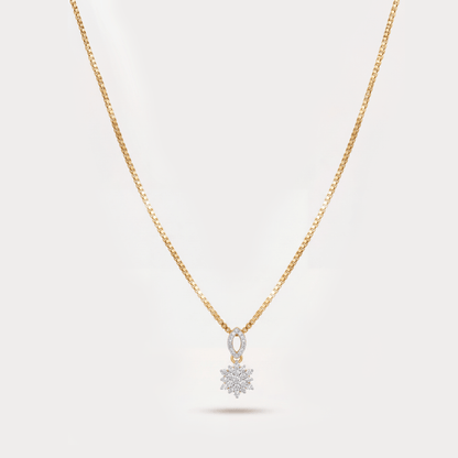 Floréal Floral-Nakshatra Diamond Pendant Chain