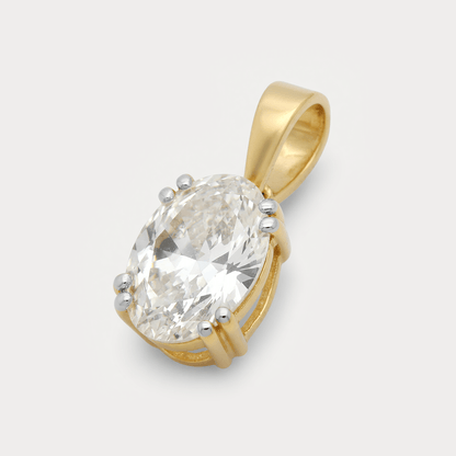 Dynastia Solitaire Diamond Pendant