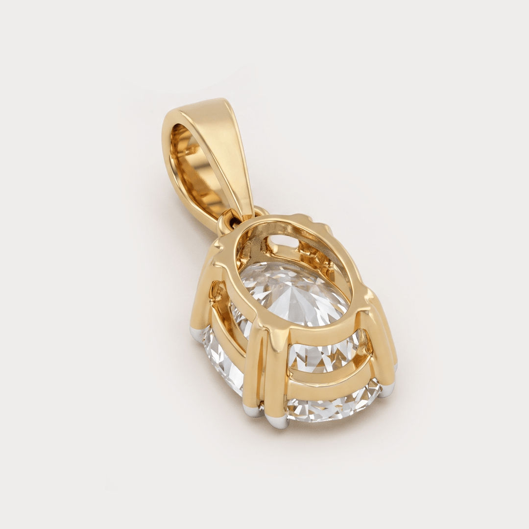 Dynastia Solitaire Diamond Pendant