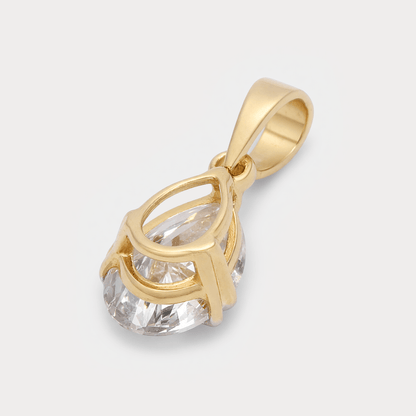 Villa Aurea Solitaire Diamond Pendant Chain
