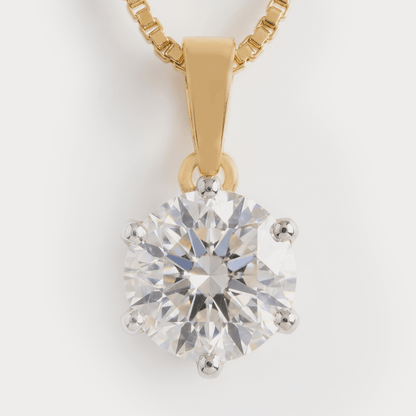 Starlit Grace Diamond Pendant