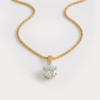 Starlit Grace Diamond Pendant