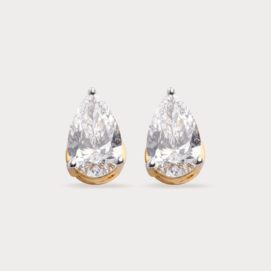 Regal Solitaire Diamond Earrings