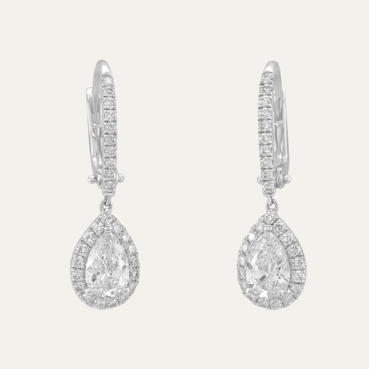 Aukera - Luminous Blossom Solitaire Earrings