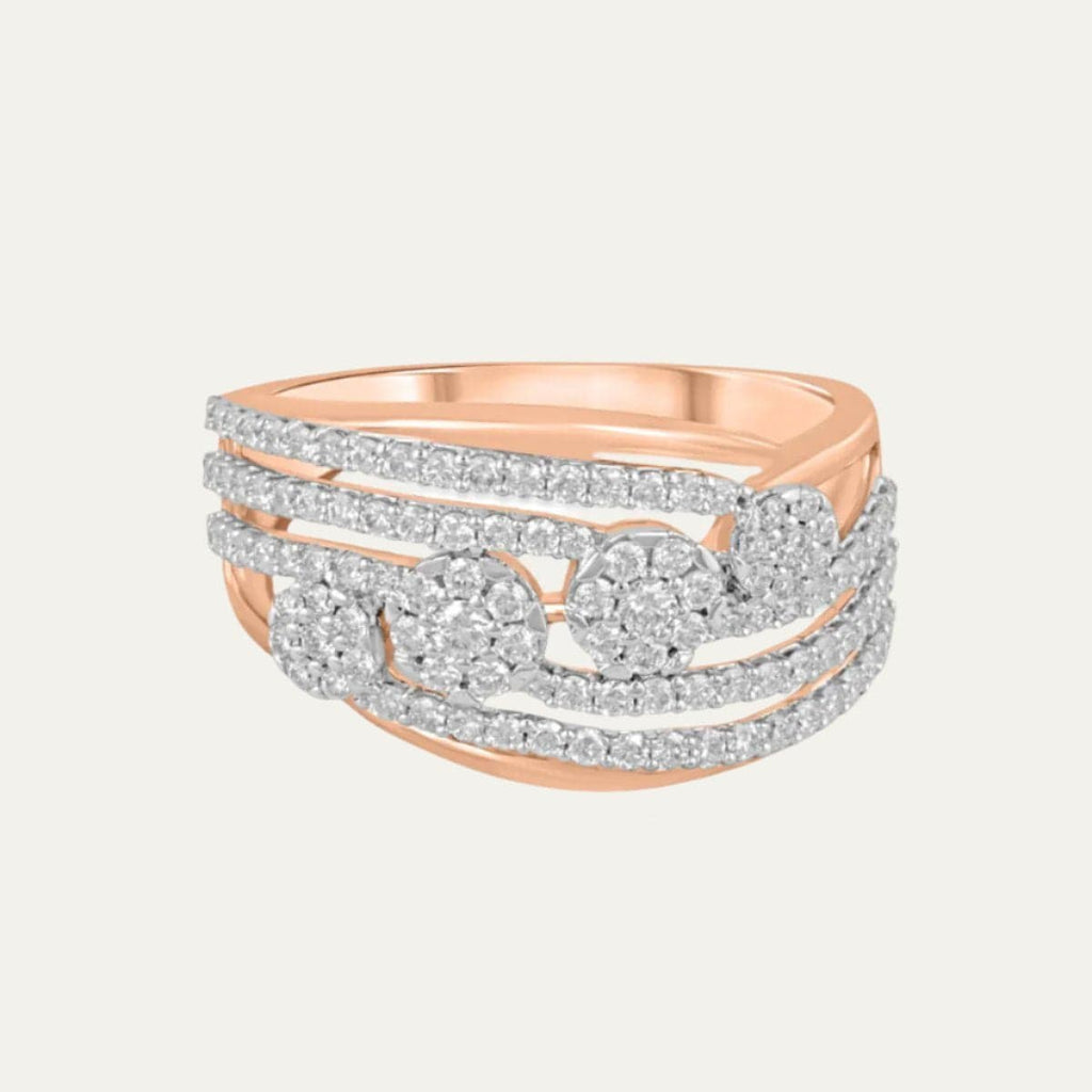 lab grown diamond avant garde allure ring