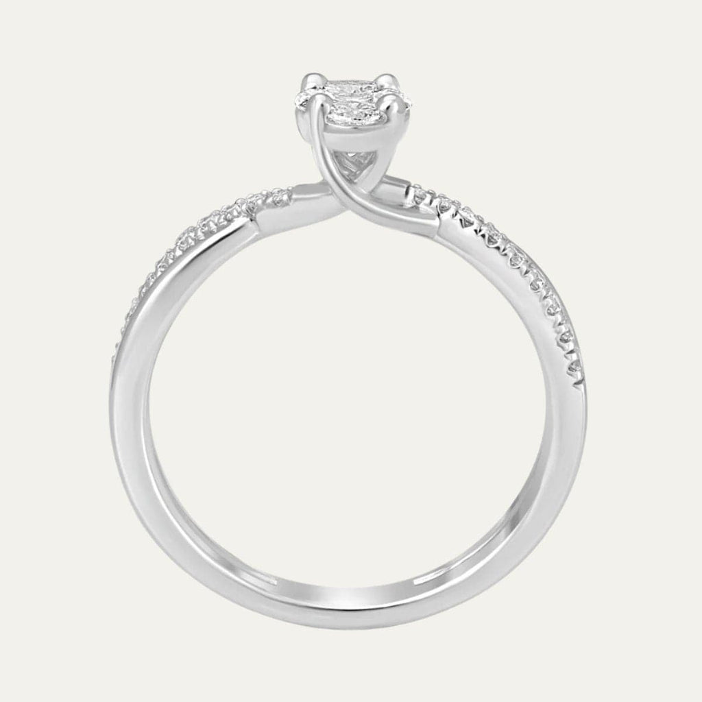 lab grown diamond celestial cascade ring