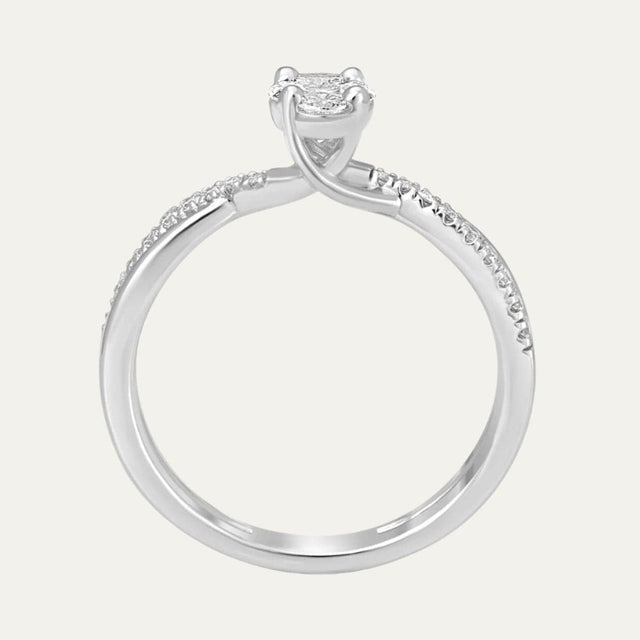 lab grown diamond celestial cascade ring