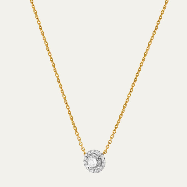 buy women lab grown diamonds aukera dazzling ruby halo diamond pendant