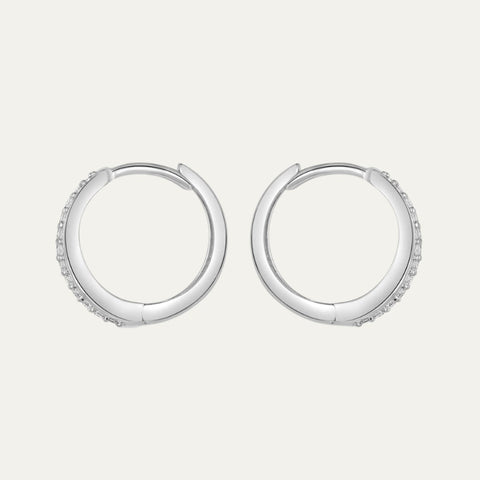 lab grown diamonds aukera hoop huggies