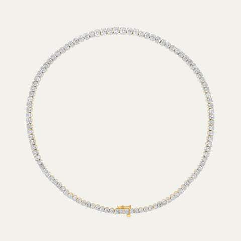 Aukera-Eternity Sparkle Diamond Necklace