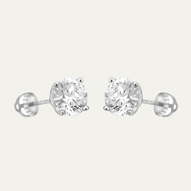 buy women lab grown diamonds aukera gleaming classic studs