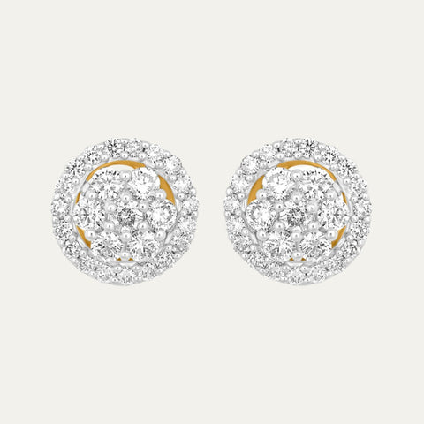 Aukera-Halo Nakshatra Studs