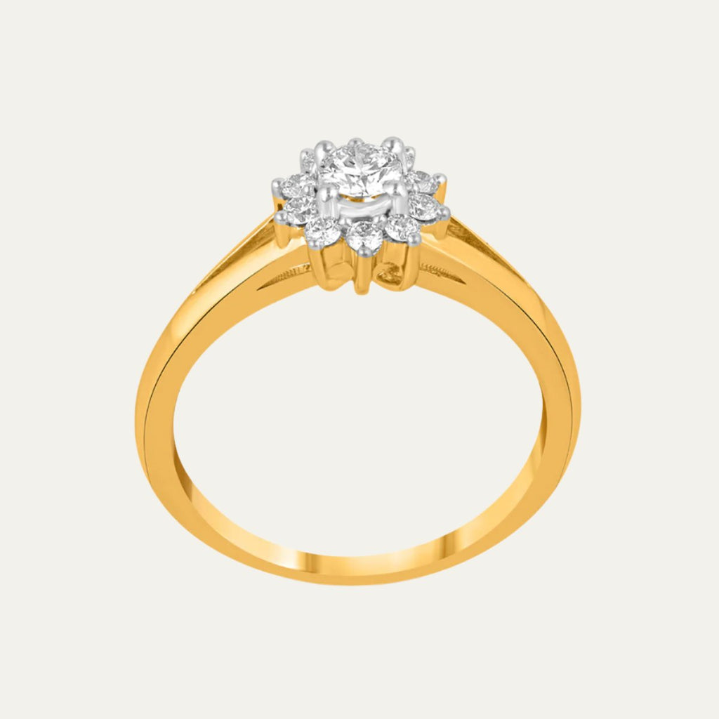 diamond jewellery petals love ring