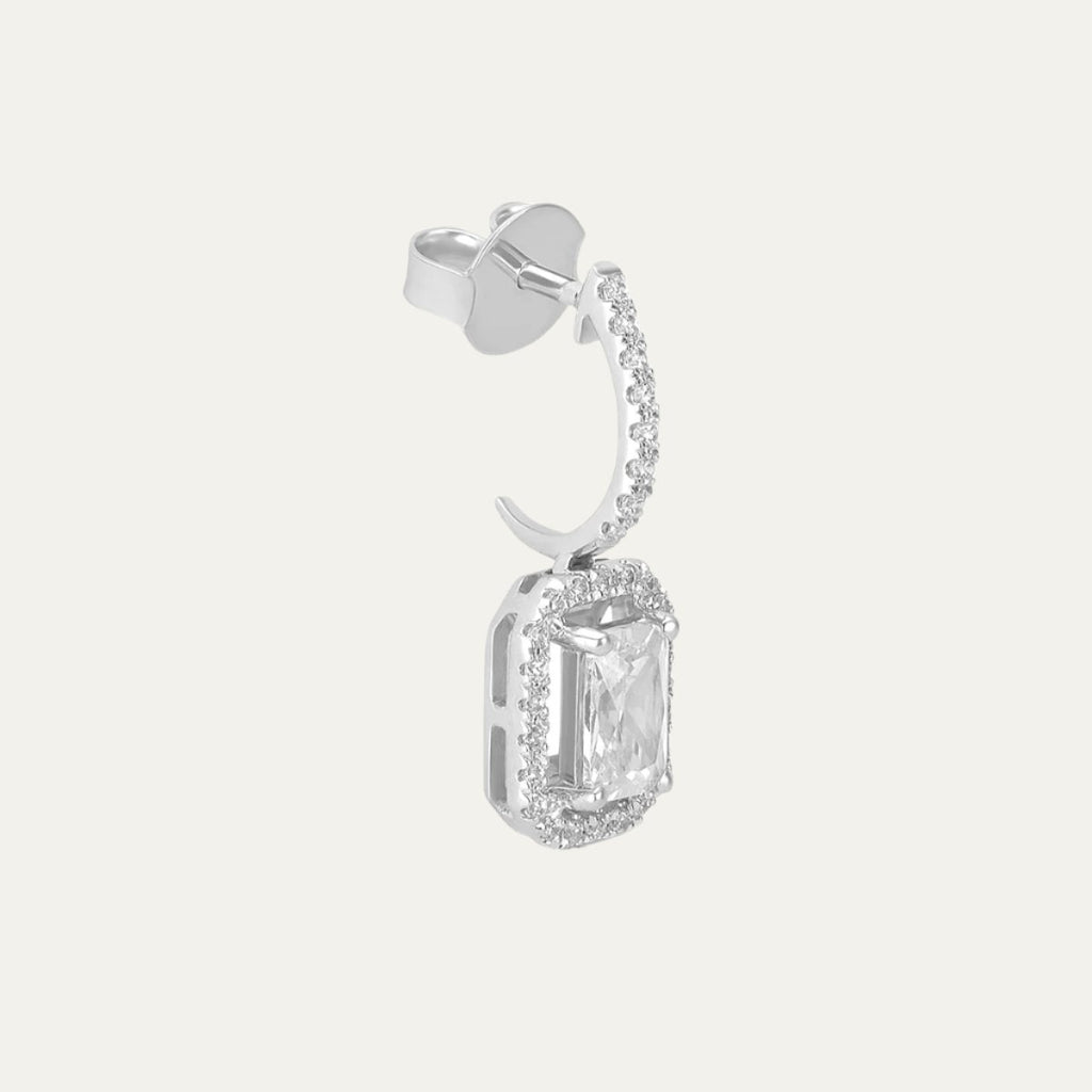 Buy Emerald Halo Radiance Earrings