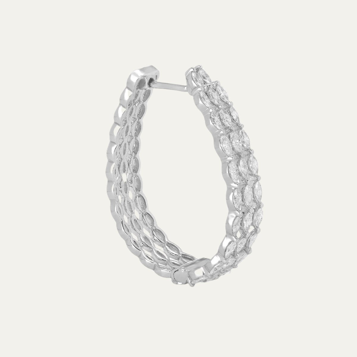 Aukera - Marquise Eternity Hoops