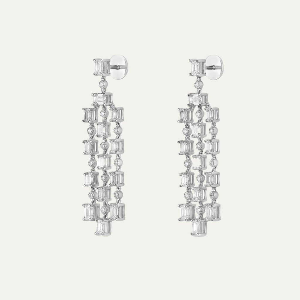 White Gold Delicate Chandeliers India