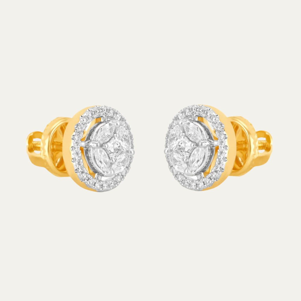 buy women lab grown diamonds aukera sunlit fantasy fancy diamond halo studs
