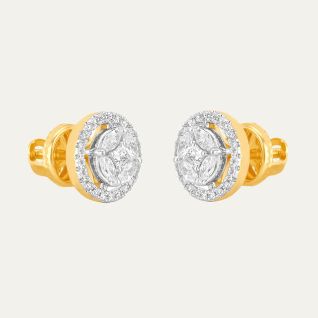buy women lab grown diamonds aukera sunlit fantasy fancy diamond halo studs