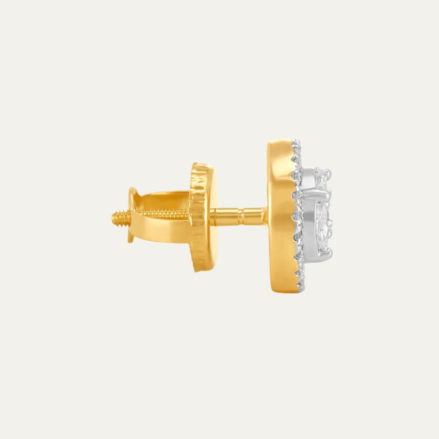 lab grown diamonds aukera sunlit fantasy fancy diamond halo studs