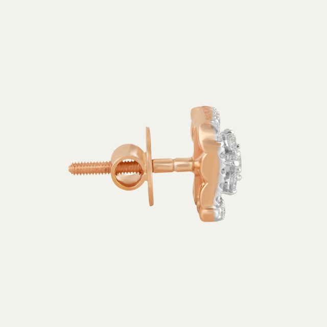lab grown diamonds aukera rosy radiance nakshatra rhombus ear studs