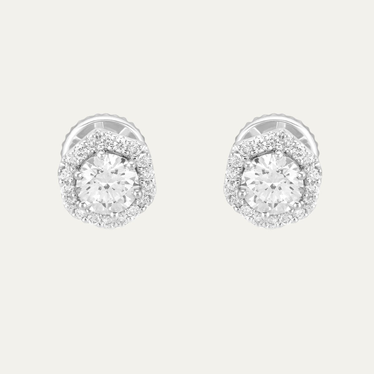 Aukera Lab Grown Diamonds-Celestial Hexagon Spark Studs