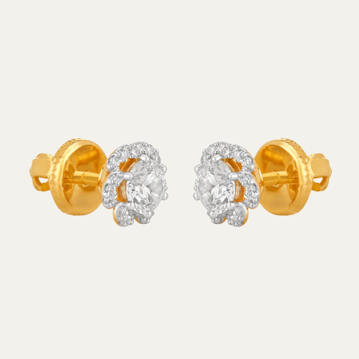 Aukera - Rosaline Halo Stud Earrings